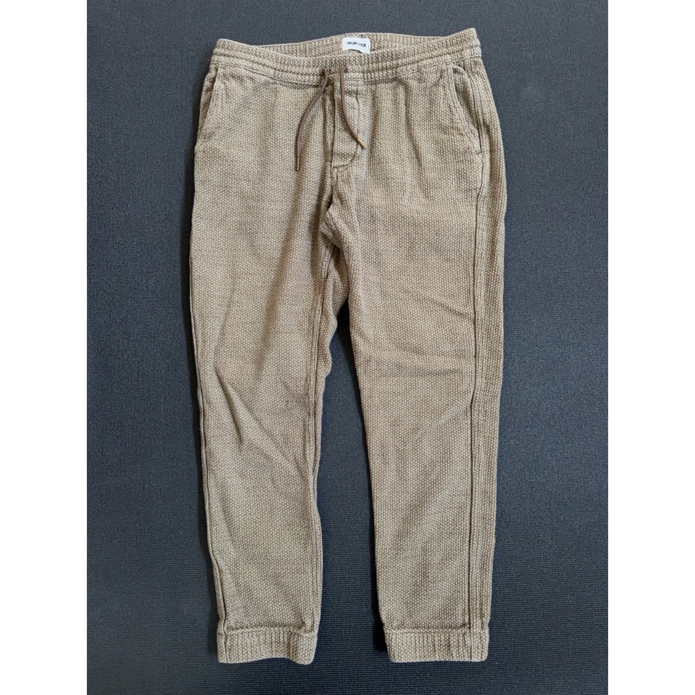 Taylor Stitch Apres Pants Mens M Brown Knit Jogger Organic Cotton M